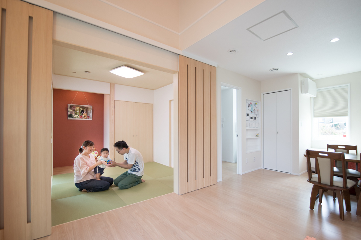 一条工務店 建築実例 畳コーナー